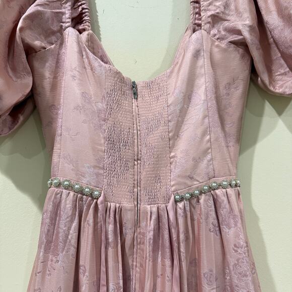 V. Chapman Anthropologie Pink Maxi Dress - Picture 9 of 13